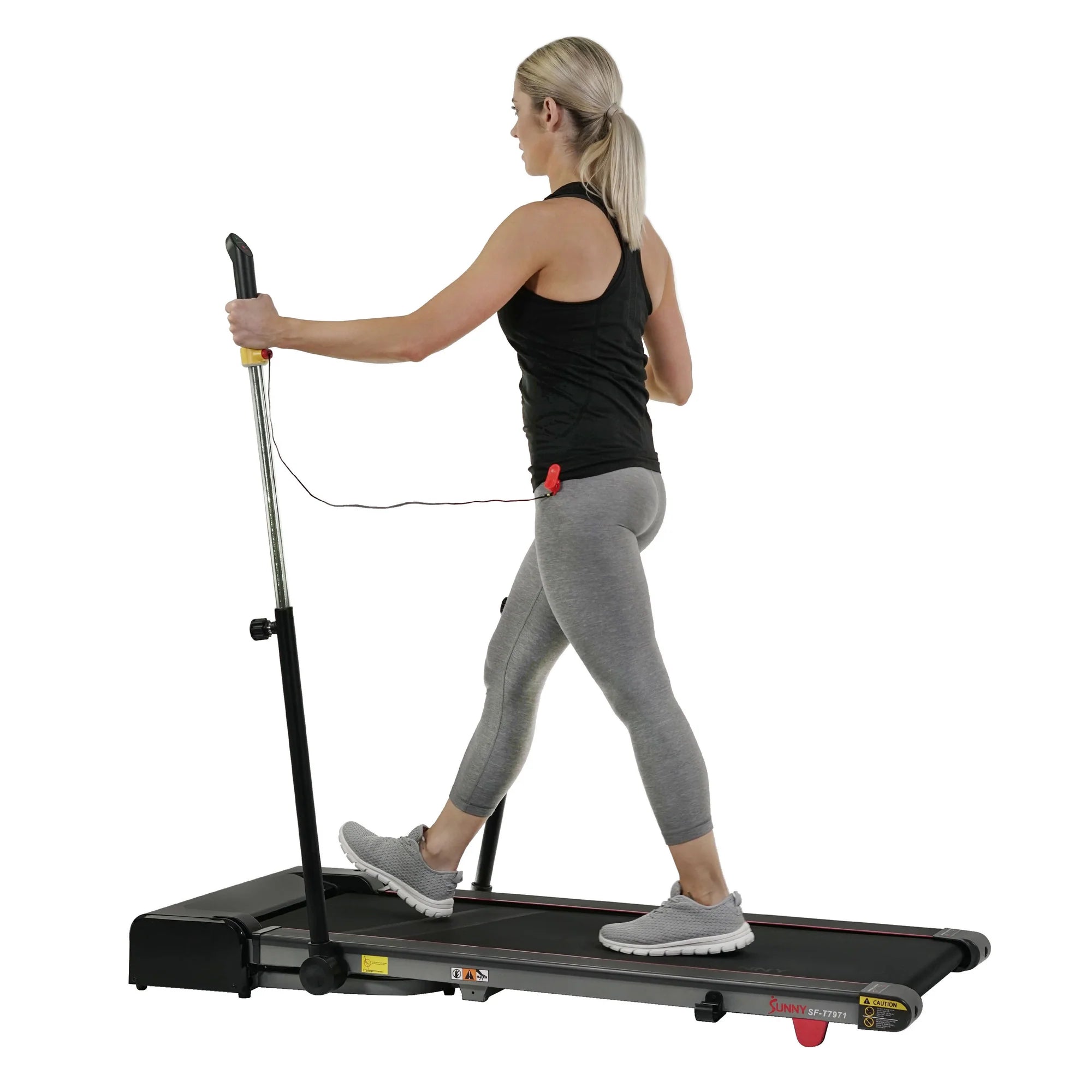 Sunny Health & Fitness Slim Folding Treadmill Trekpad - WellMed Supply