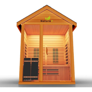 Nature 7 Sauna - 4 Person Outdoor Infrared Sauna - WellMed Supply