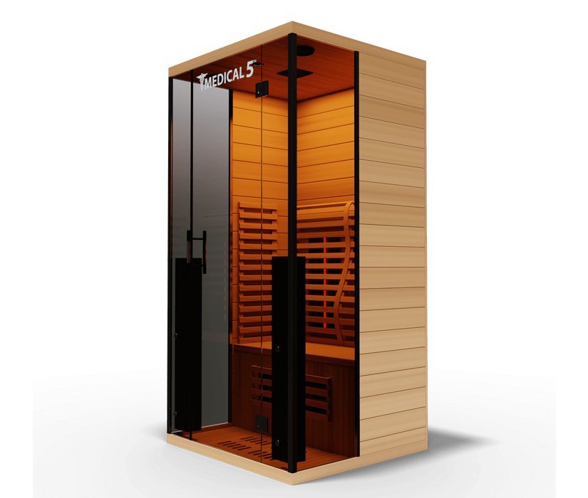 Medical 5 Sauna- Ultra Full-Spectrum 1 Person Infrared Sauna - WellMed Supply