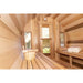 Dundalk Leisurecraft Canadian Timber 6 Person Tranquility Barrel Sauna | CTC2345W - WellMed Supply