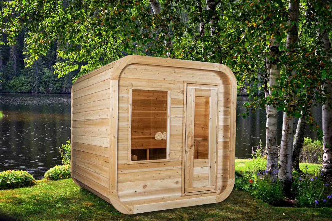 Dundalk Leisurecraft Canadian Timber 2-4 Person Luna Sauna | CTC22LU - WellMed Supply