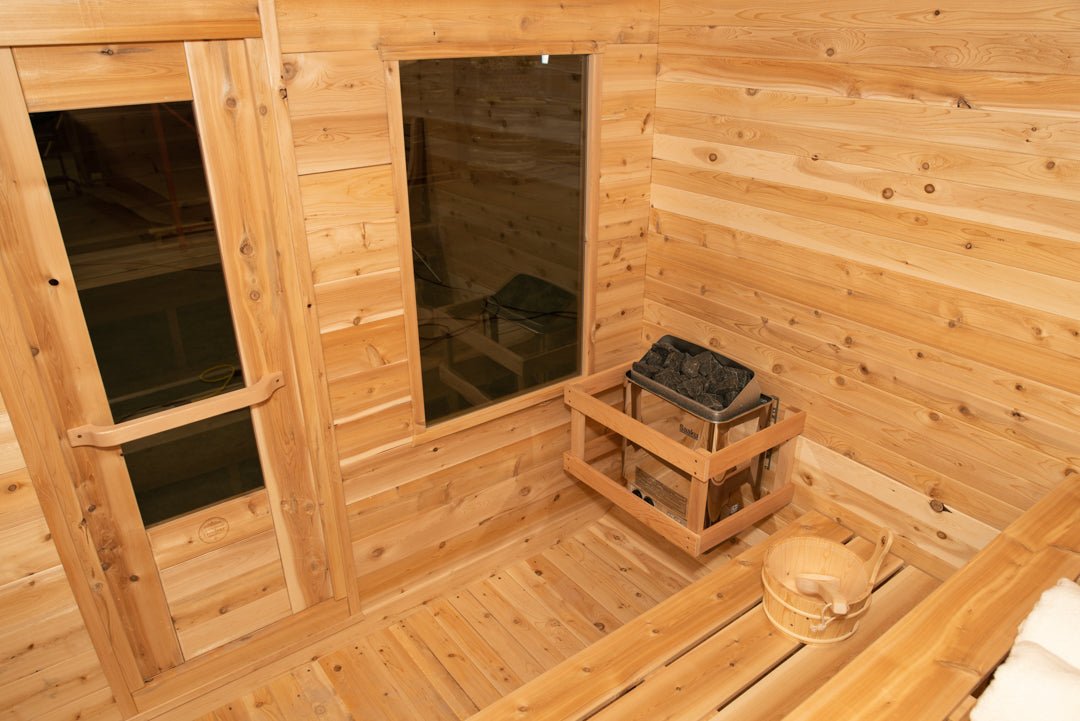 Dundalk Leisurecraft Canadian Timber 2-4 Person Luna Sauna | CTC22LU - WellMed Supply