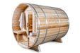 Dundalk Leisurecraft Canadian Timber 4 Person Serenity Barrel Sauna | CTC2245W - WellMed Supply