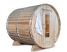 Dundalk Leisurecraft Canadian Timber 4 Person Harmony Barrel Sauna | CTC22W - WellMed Supply