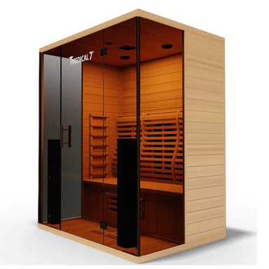 Medical 7 Sauna - Ultra Full Spectrum 3 Person Infrared Sauna - WellMed Supply