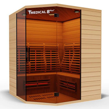Medical 8 Plus V2 - Ultra Full Spectrum 6 Person Infrared Sauna - WellMed Supply