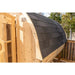 Dundalk Leisurecraft Canadian Timber 6 Person Tranquility Barrel Sauna | CTC2345W - WellMed Supply