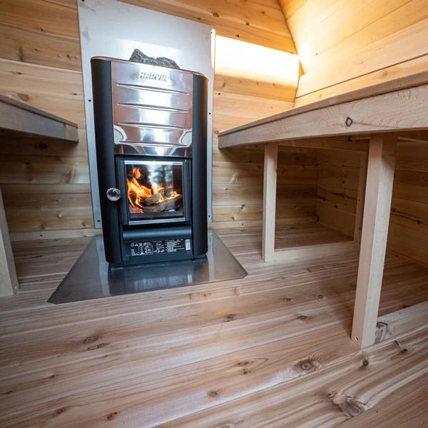 Dundalk Leisurecraft Canadian Timber 2-4 Person MiniPOD Sauna CTC77MW - WellMed Supply