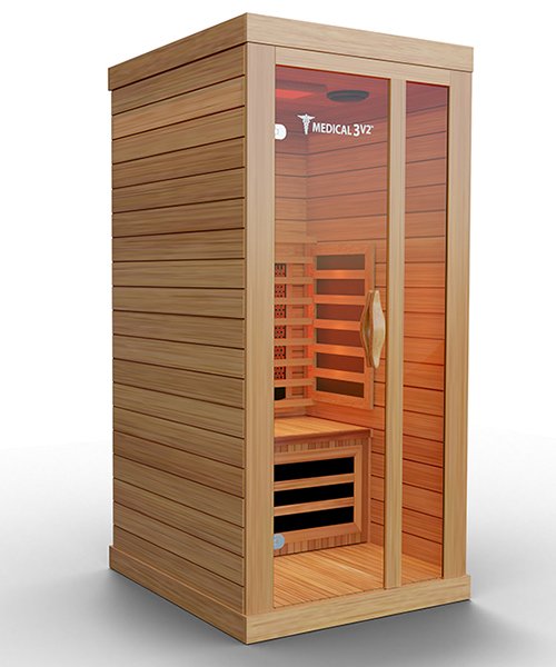 Medical Sauna - Medical 3 Version 2.0 1 Person Infrared Sauna - WellMed Supply