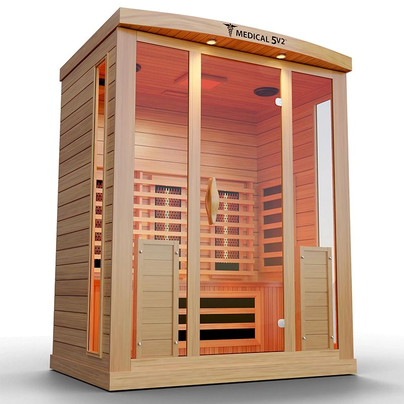 Medical Sauna - Medical 5 Version 2.0 3 Person Infrared Sauna - WellMed Supply