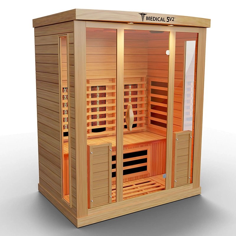 Medical Sauna - Medical 5 Version 2.0 3 Person Infrared Sauna - WellMed Supply