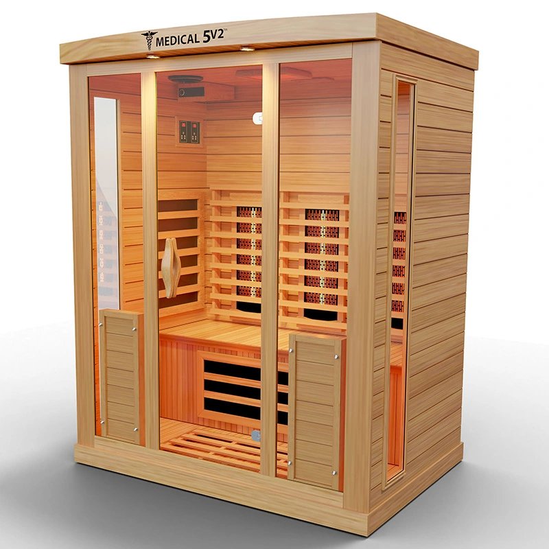 Medical Sauna - Medical 5 Version 2.0 3 Person Infrared Sauna - WellMed Supply