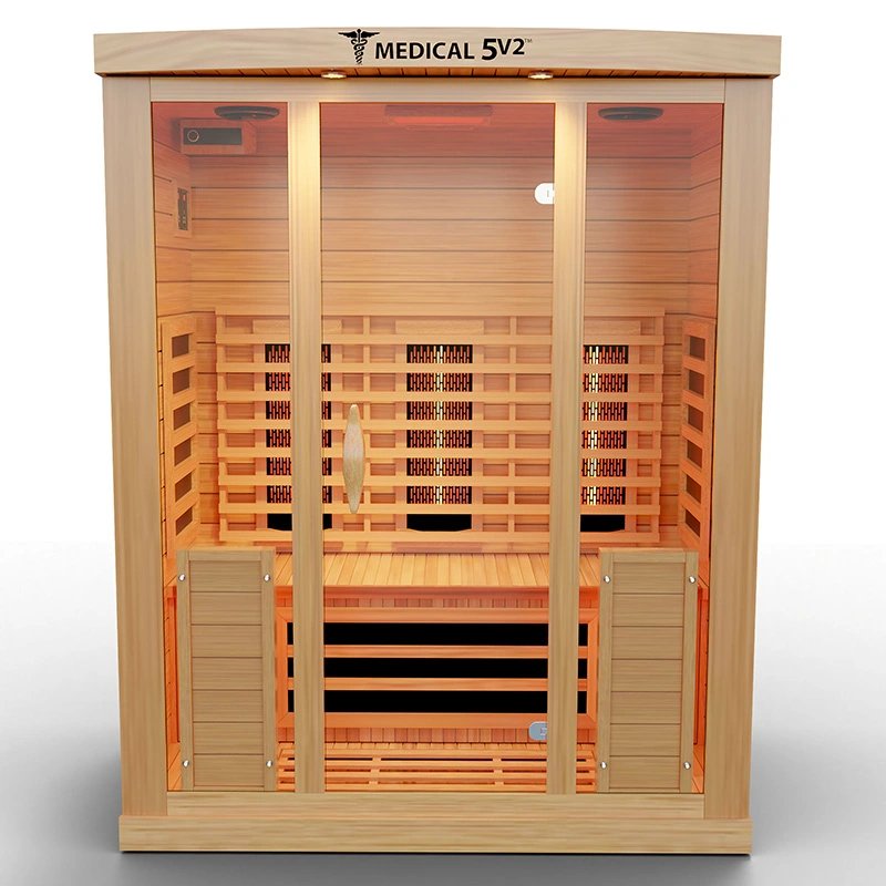 Medical Sauna - Medical 5 Version 2.0 3 Person Infrared Sauna - WellMed Supply