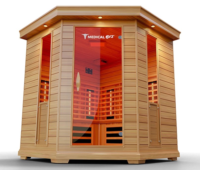 Medical Sauna - Medical 6 Version 2.0 4-6 Person Infrared Sauna - WellMed Supply