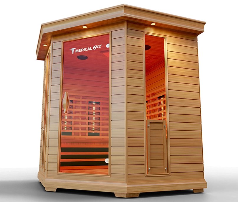 Medical Sauna - Medical 6 Version 2.0 4-6 Person Infrared Sauna - WellMed Supply