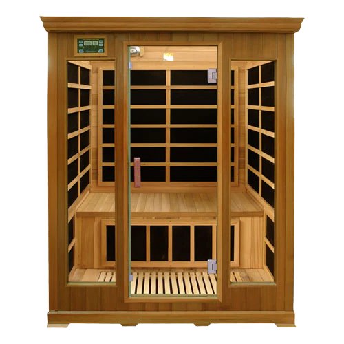 HealthSmart 3 Person FAR Infrared Sauna - WellMed Supply