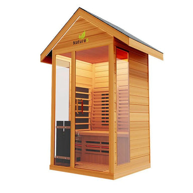 Nature 5 Sauna - 2 Person Outdoor Infrared Sauna - WellMed Supply