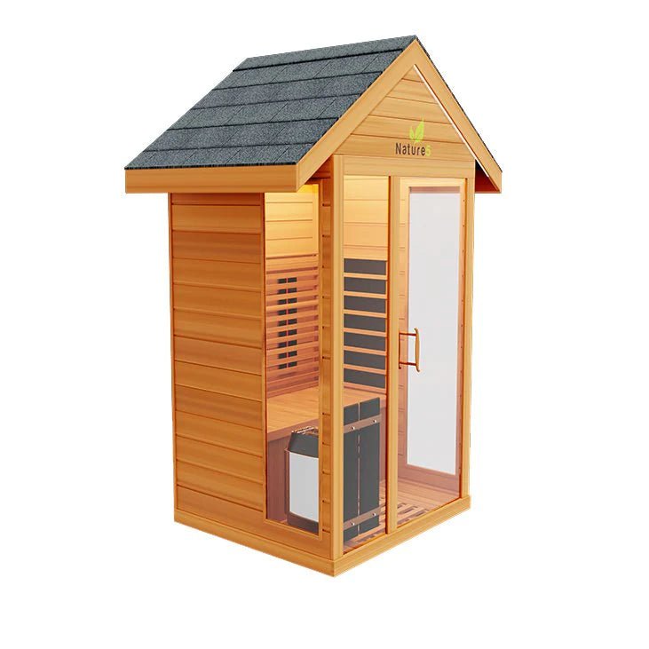 Nature 5 Sauna - 2 Person Outdoor Infrared Sauna - WellMed Supply