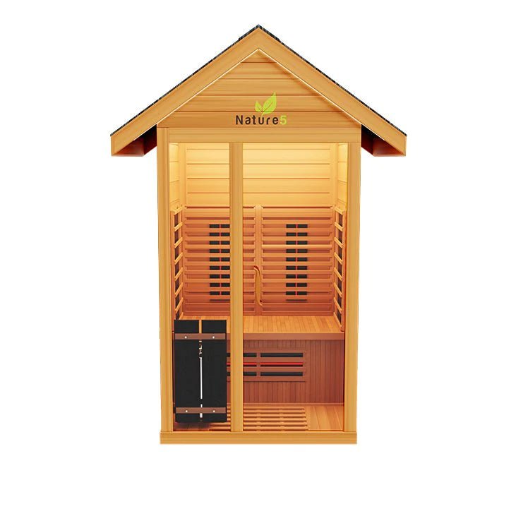 Nature 5 Sauna - 2 Person Outdoor Infrared Sauna - WellMed Supply