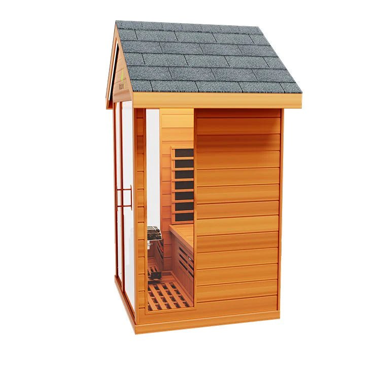 Nature 6 Sauna - 3 Person Outdoor Infrared Sauna - WellMed Supply